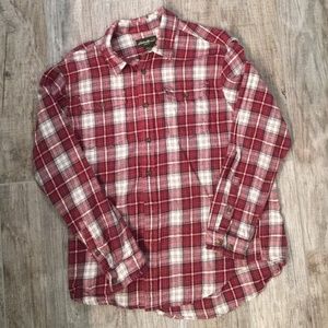 Men's Long Sleeve Flannel Button Up